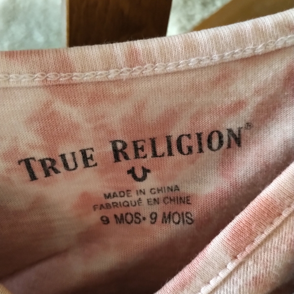 True Religion Baby Girl 3 Piece Set 9 mths- EUC - Picture 12 of 13